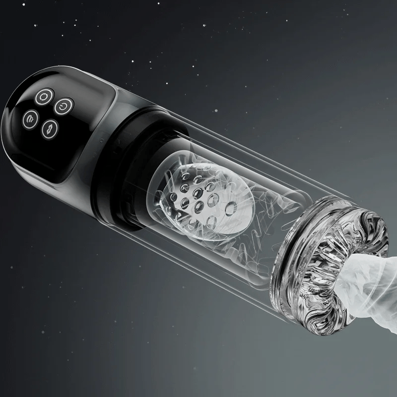 XR3 Plus: 2 In 1 Full Waterproof Blowjob Stimulator Water Vacuum Pump