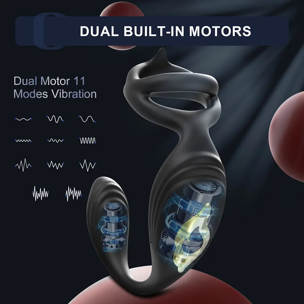 PM5: Electric Prostate Massager for Penis, Testicle & Perineum Stimulation